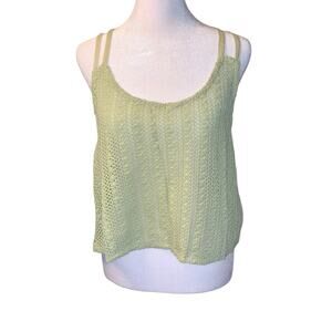 NWT Lagaci XL Knit Crop Tank Top sz M